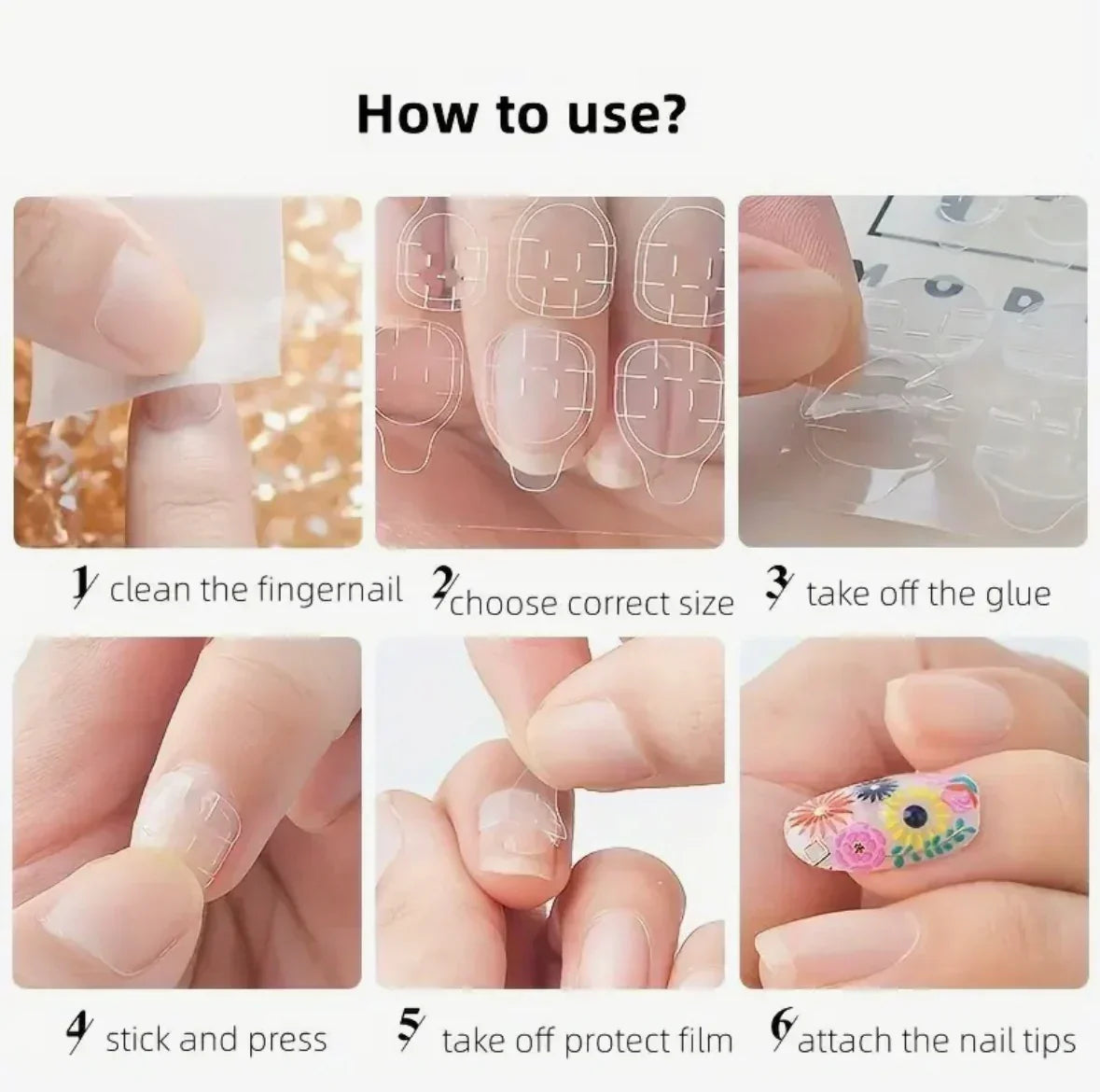 6 Sheets of Gel tabs