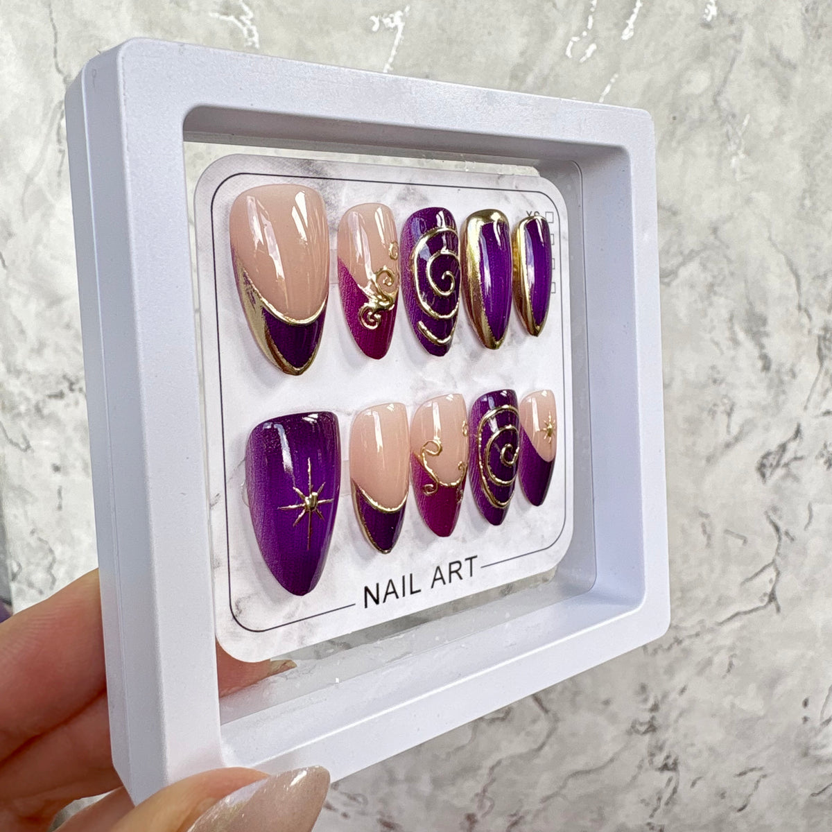 Purple Vibe Long Almond