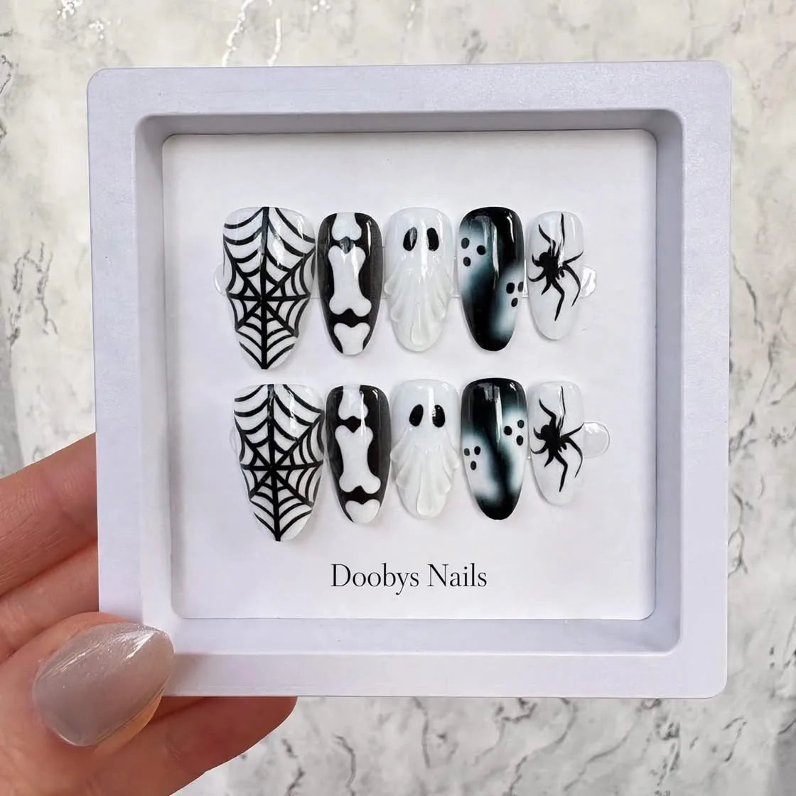 Monochrome Halloween Almond