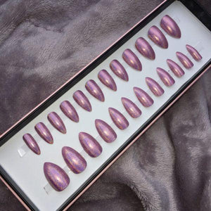 Holographic Pink Almond - doobysnailsltd