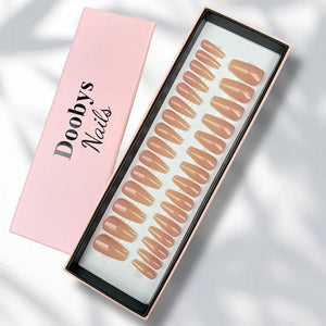 Deep Ombre Midi Coffin - doobysnailsltd