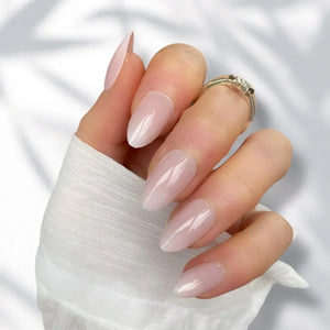 Milky Ombre Short Almond - doobysnailsltd