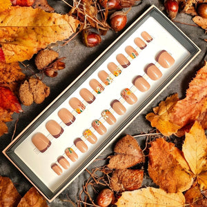 New! Auburn Florals Short Square - doobysnailsltd