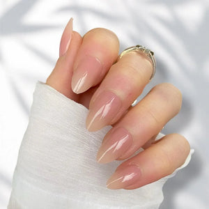 Deep Ombre Short Almond - doobysnailsltd