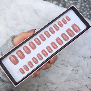 Rose Gloss Short Square - doobysnailsltd