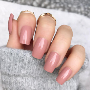 Rose Gloss Short Square - doobysnailsltd