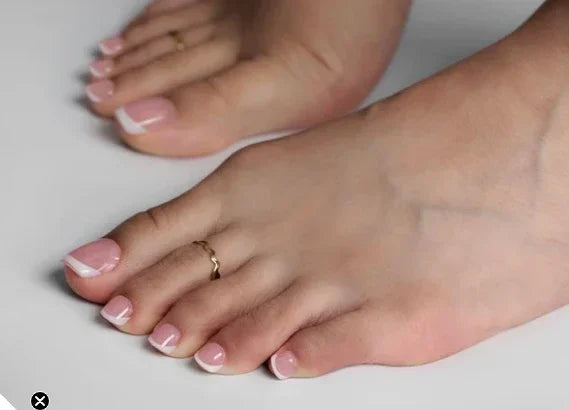 Classic Pink French Toe