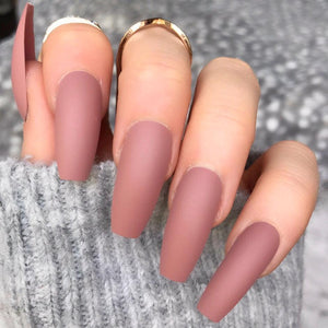 Deep Rose Matte Ballerina - doobysnailsltd