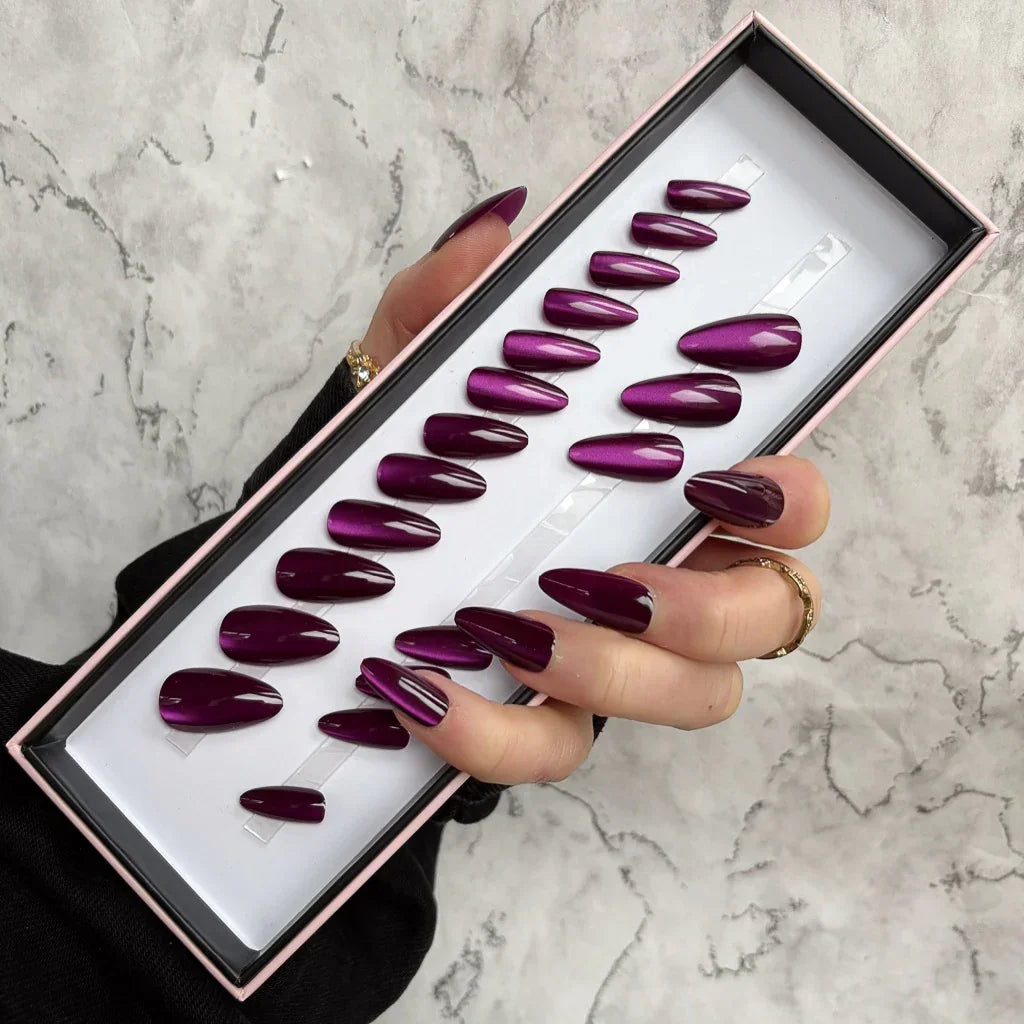 Purple Glaze Long Almond