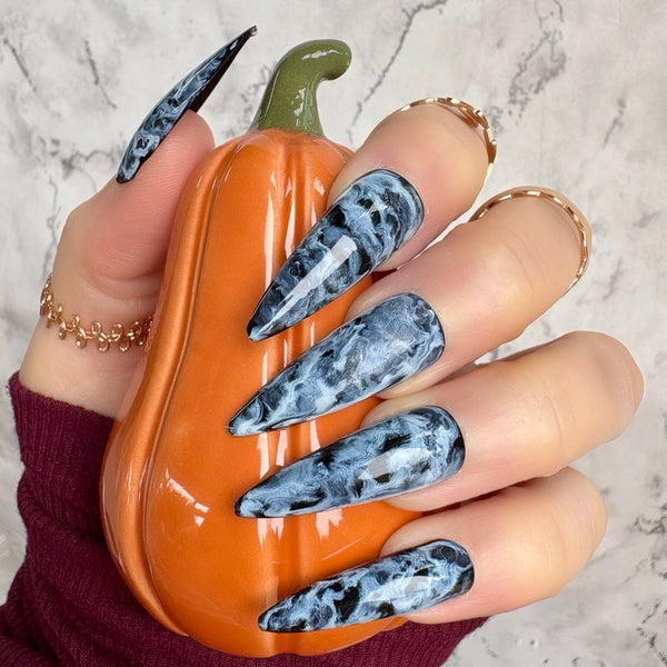 Black Marble Super Stiletto