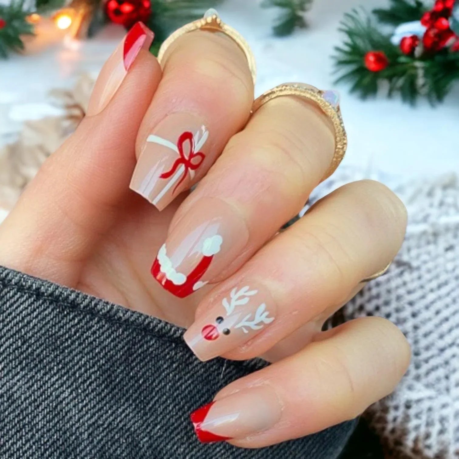 New Shape! Santas Helper Short Coffin - doobysnailsltd