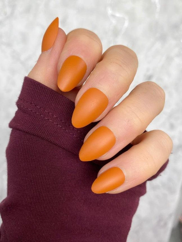 Butterscotch Matte Short Almond