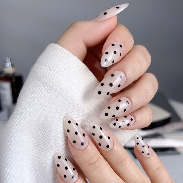 Polka Dot Long Almond
