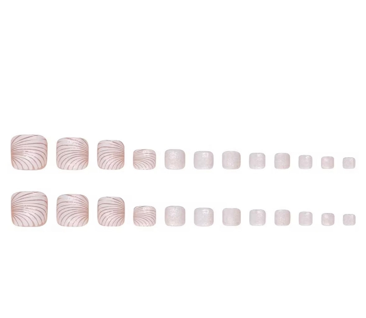 New! Seashell toes
