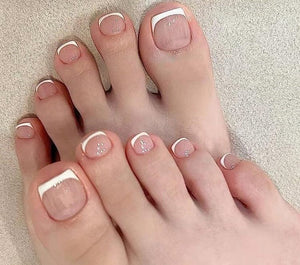 75% off today! Subtle French Toe - doobysnailsltd