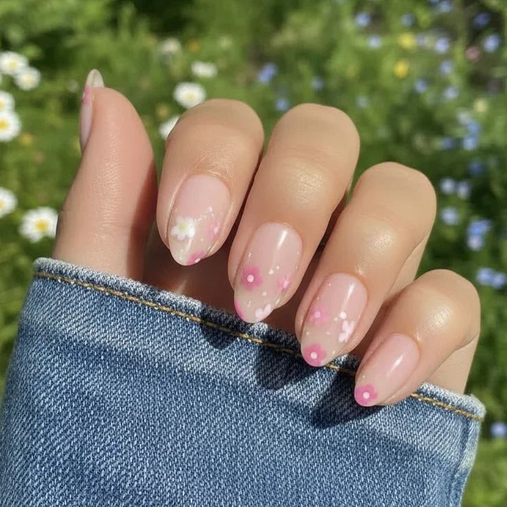 Petal Edit Pink Short Almond