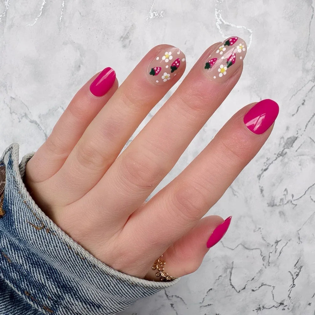 Strawberry Picking Short Oval