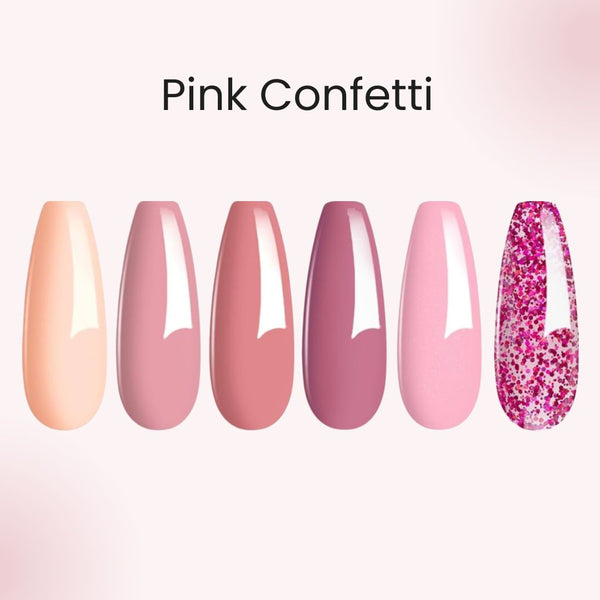 New Shades! Pink Confetti Collection