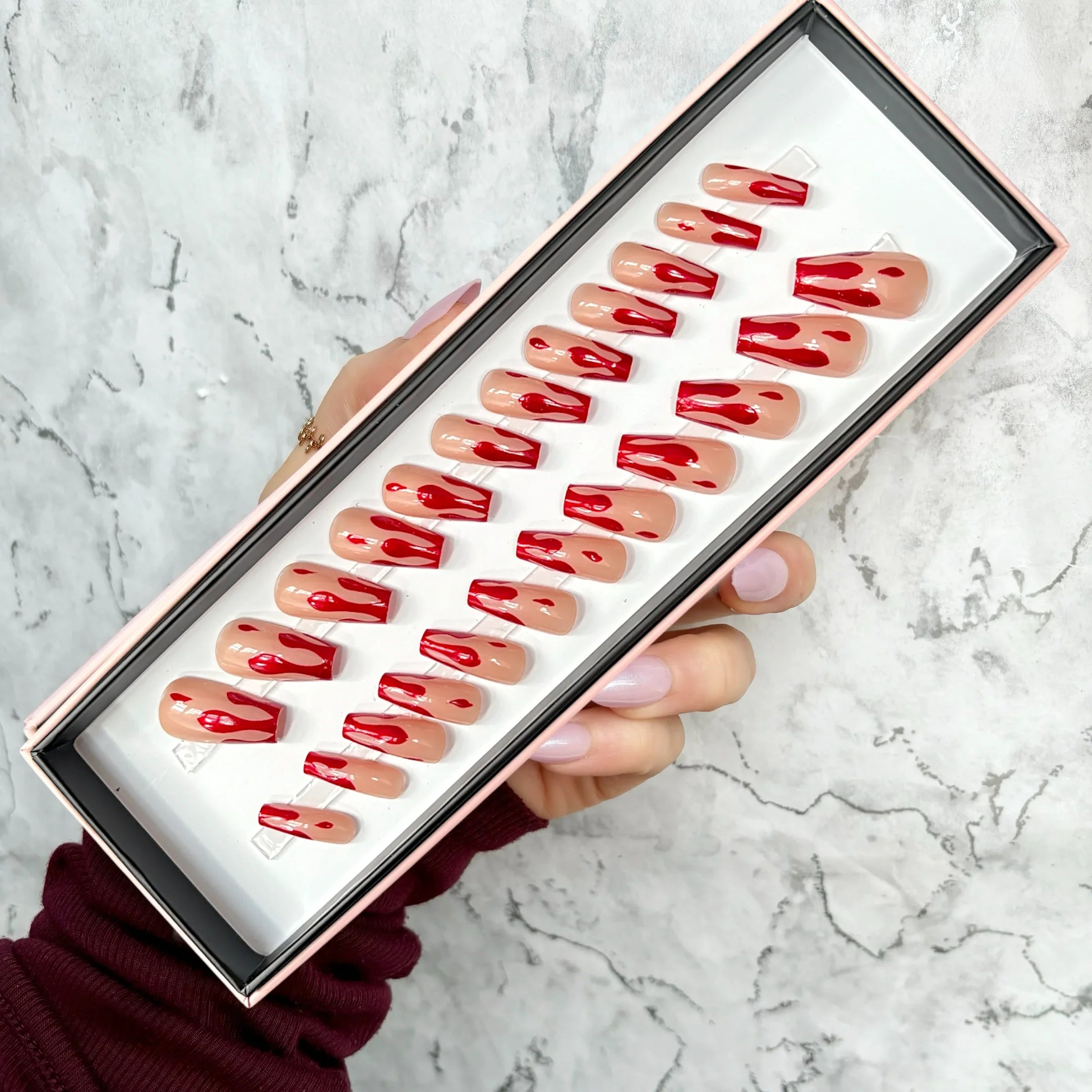 Blood Drip Midi Coffin