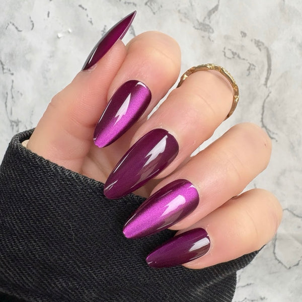 Purple Glaze Long Almond