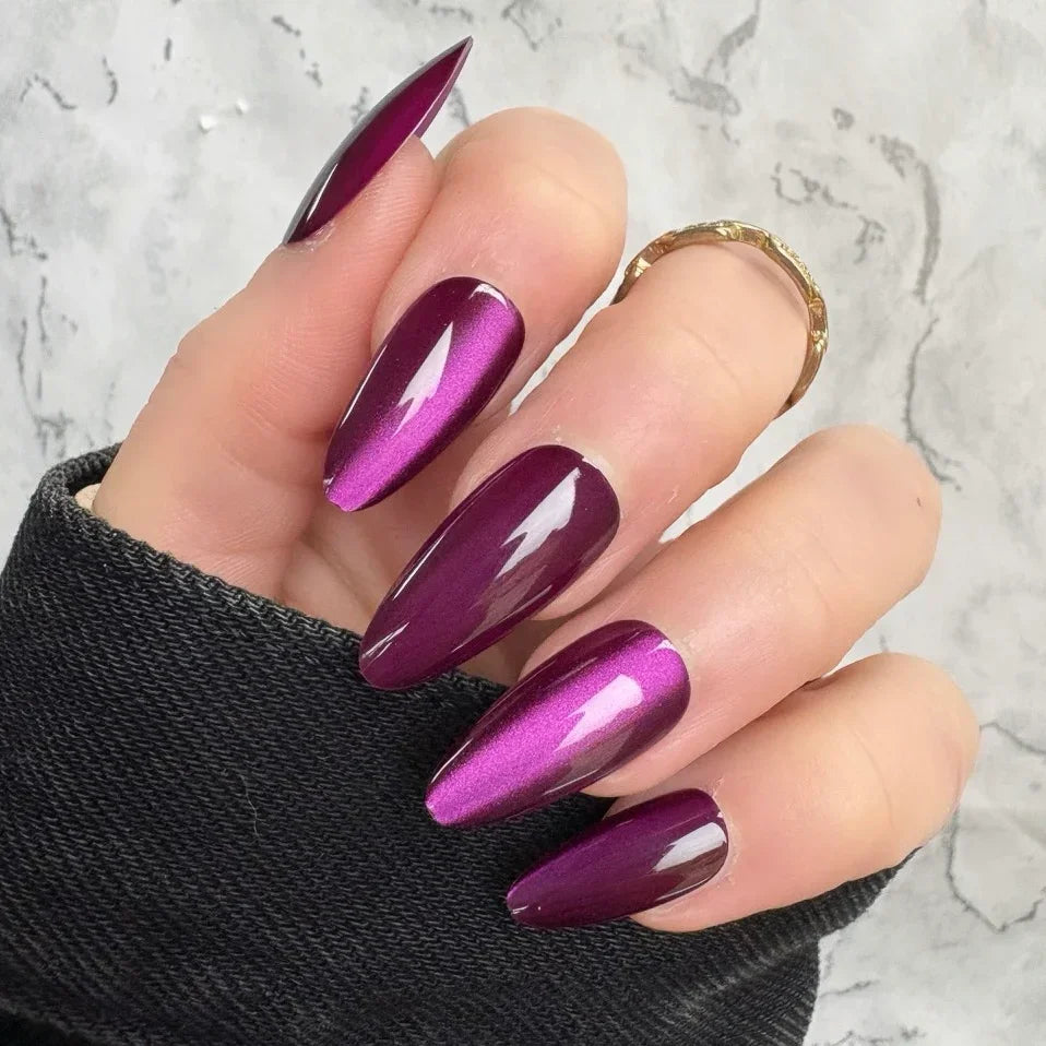 Purple Glaze Long Almond