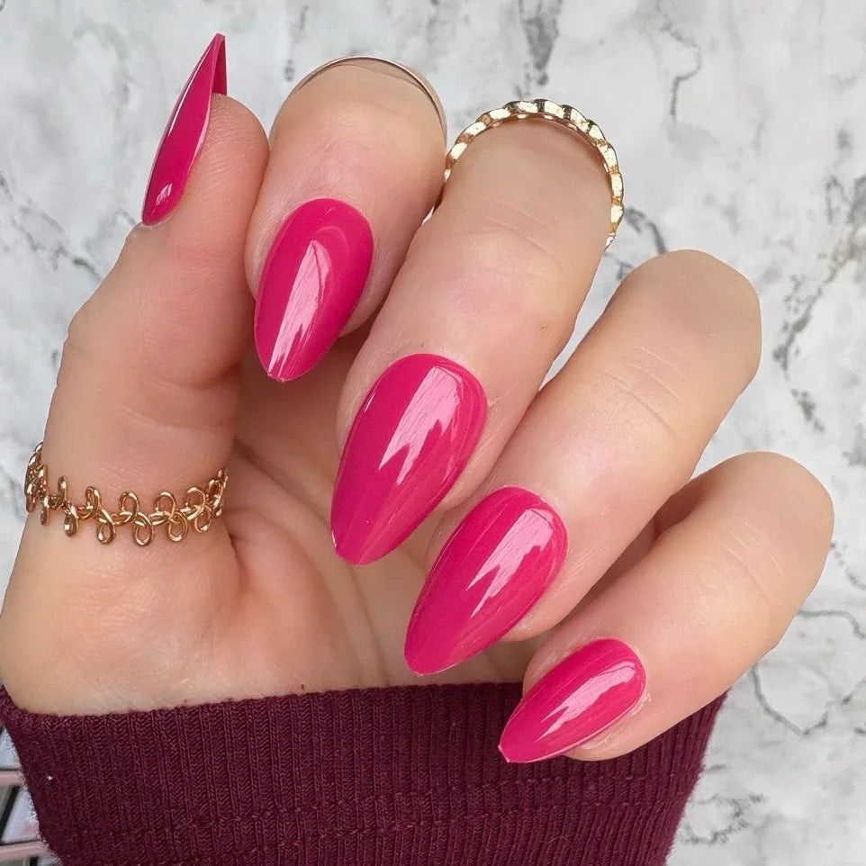 Hot Pink Short Almond