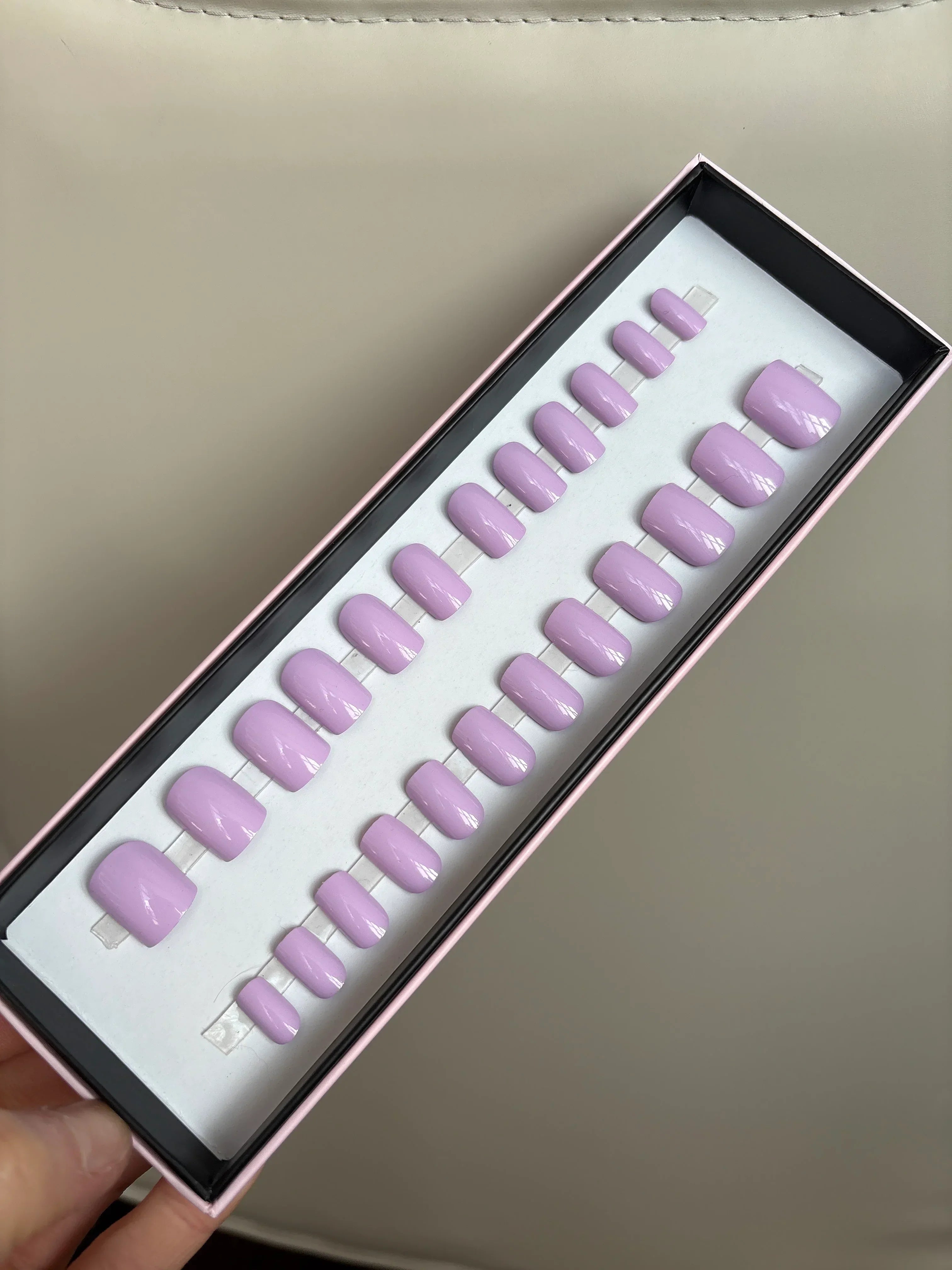 Lilac gloss short square