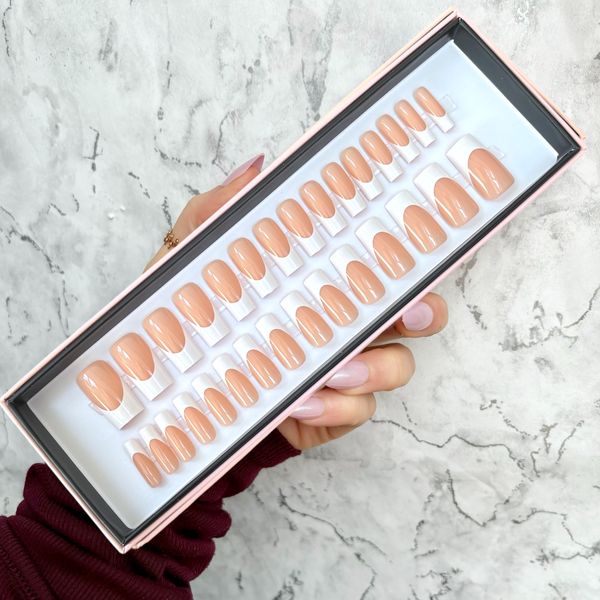 New! French Nude Long Square