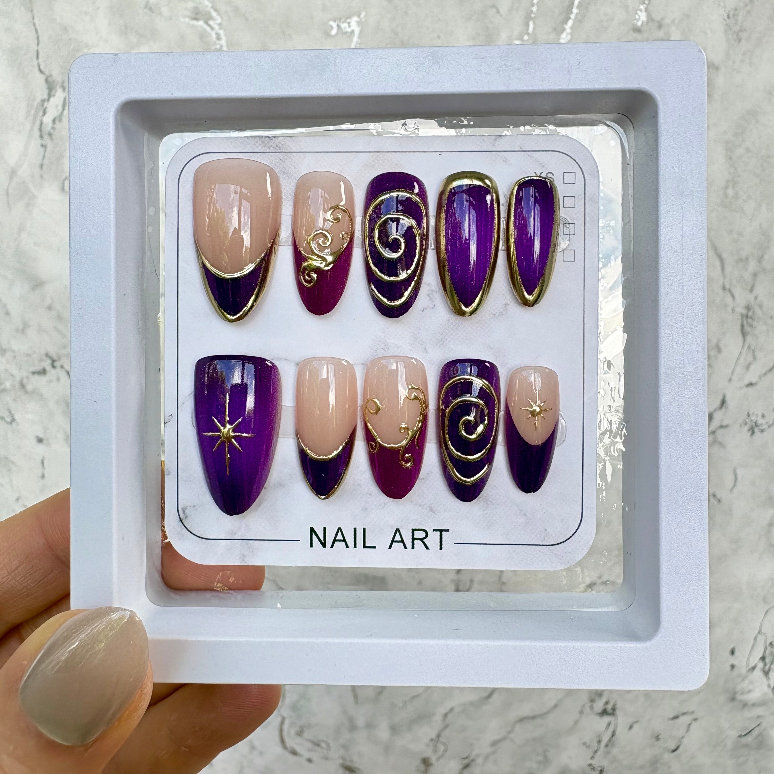 Purple Vibe Long Almond