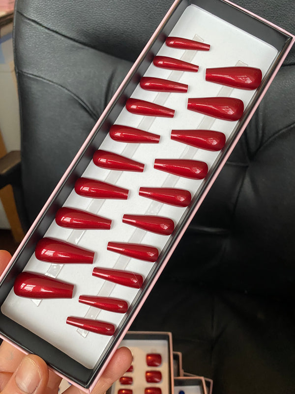 Last One! Metallic Red Extra Coffin