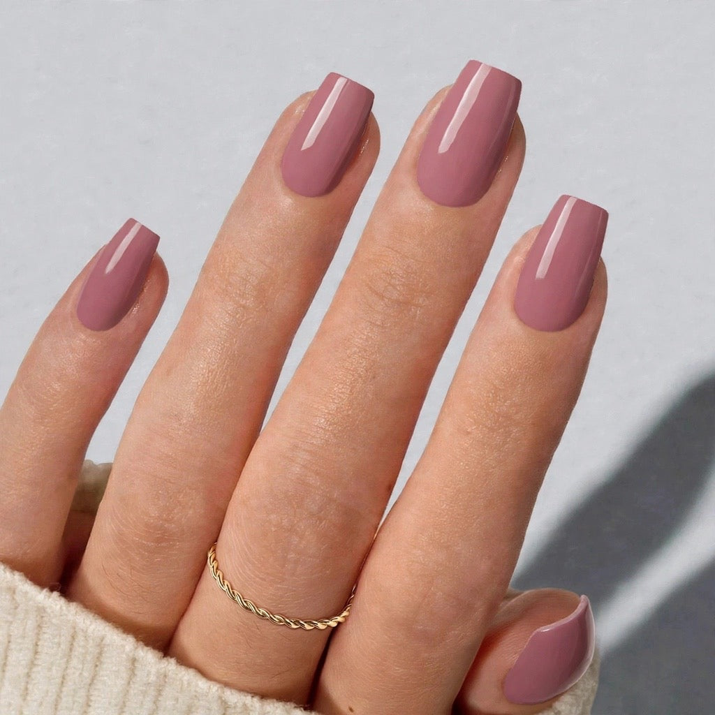 Plum Short Coffin