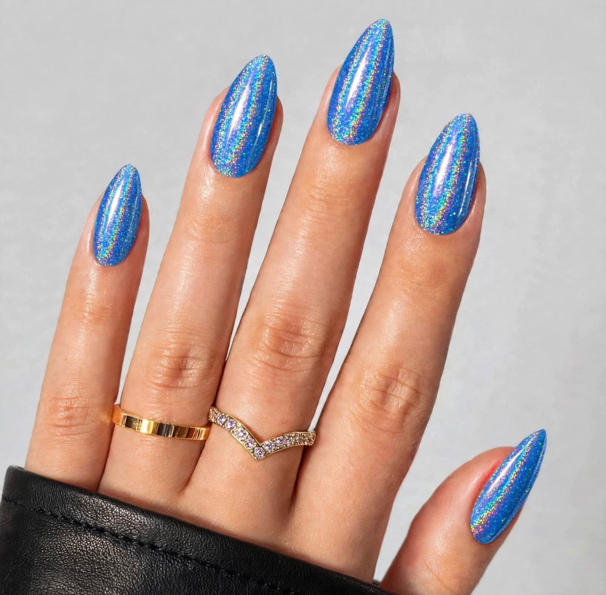 Holographic Blue Almond