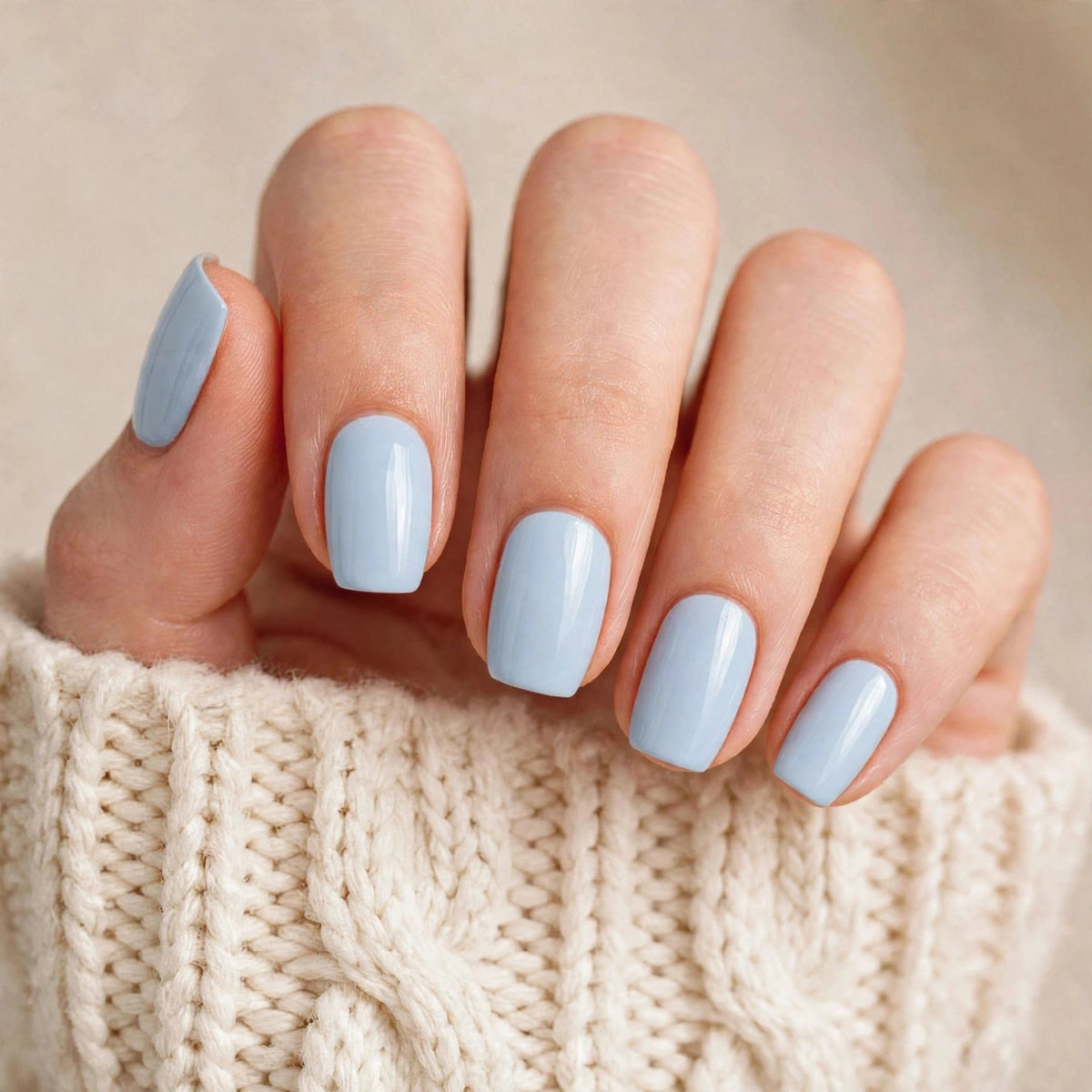 Powder Blue Squoval