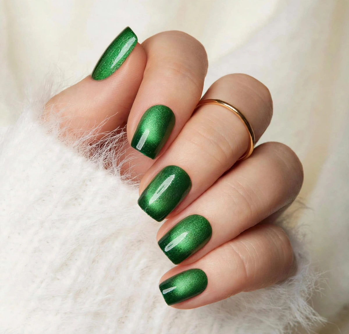 Emerald Glow Squoval