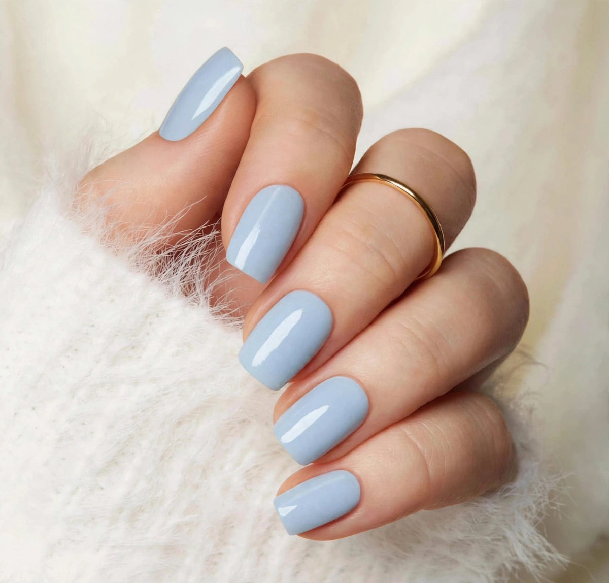 Powder Blue Squoval