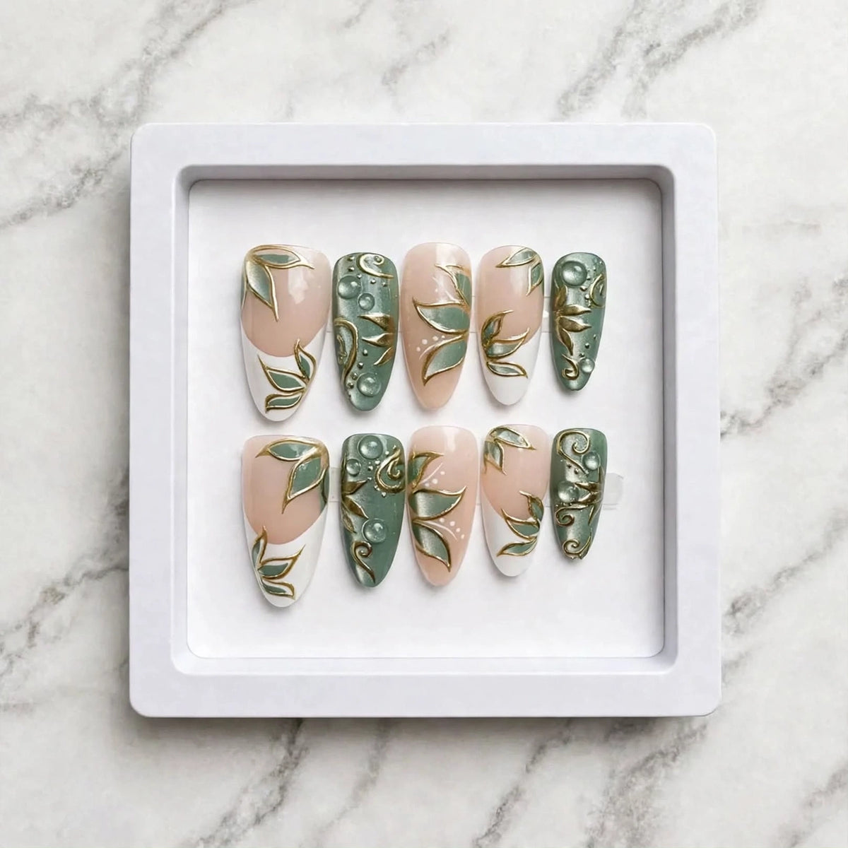 Sage Gold Leaf Almond