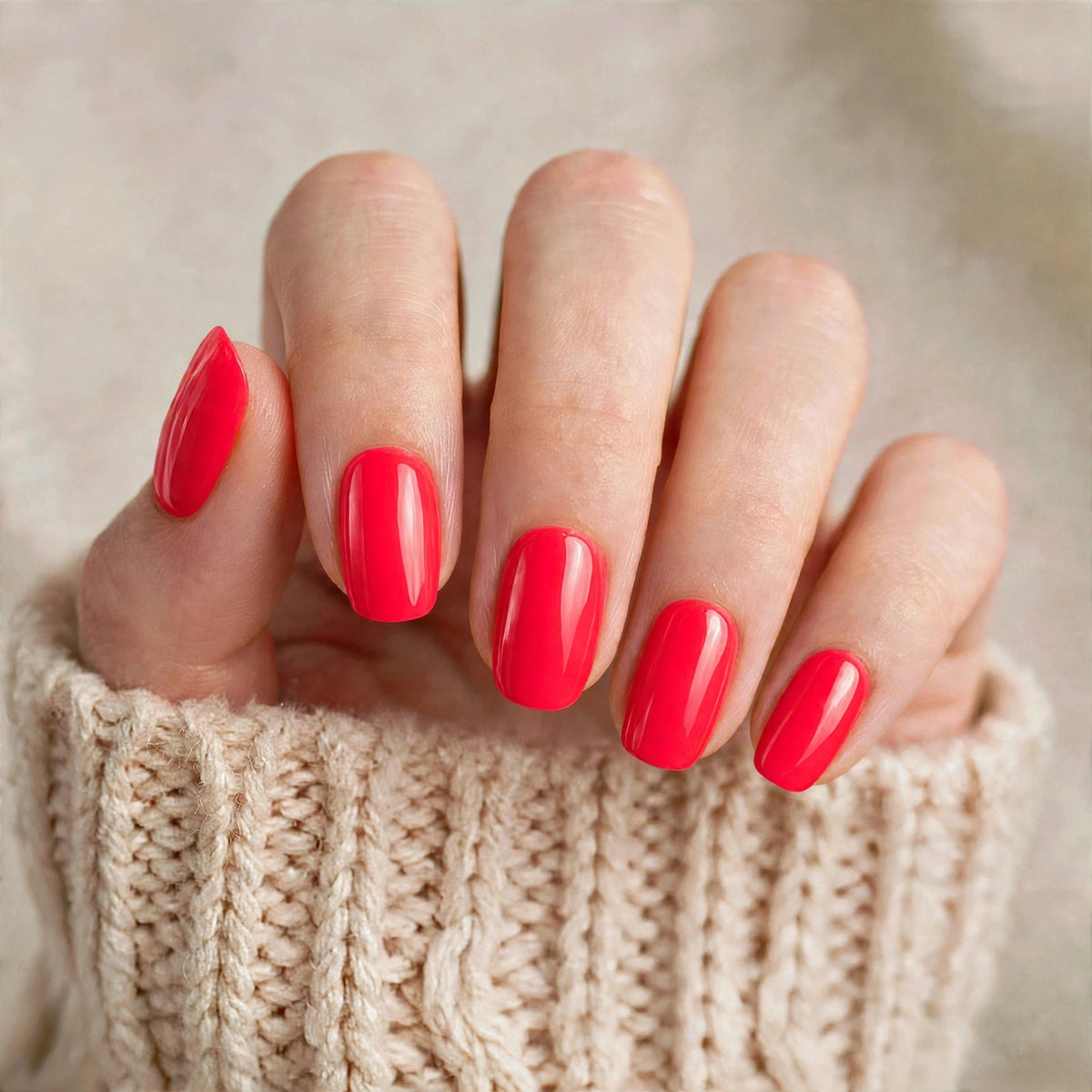 Red Pop Short Oval