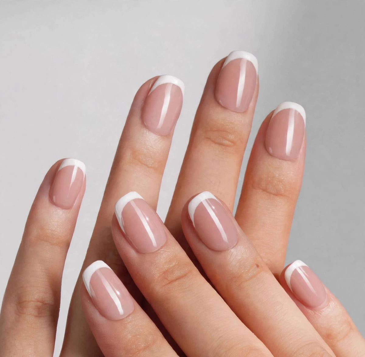 Most Popular Set! White French Short Squoval