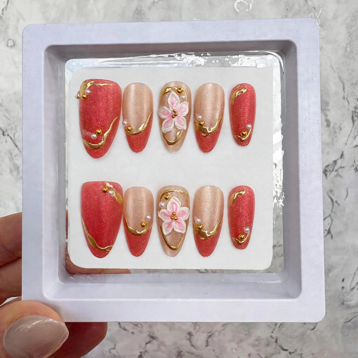 Quartz Rose Long Almond
