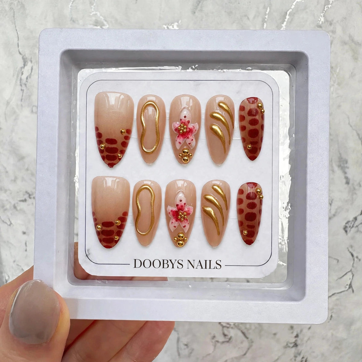 Cherry Mocha Luxe Long Almond