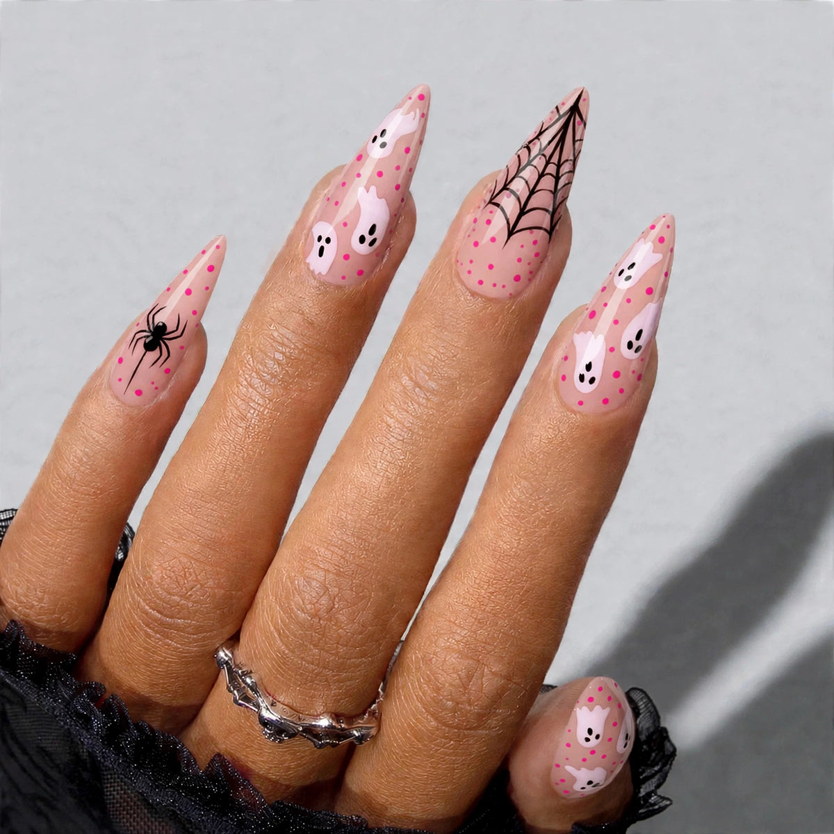 Pink Spooky Scene Super Stiletto