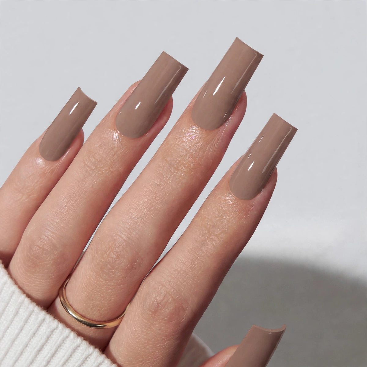 Choccy Brown Long Square