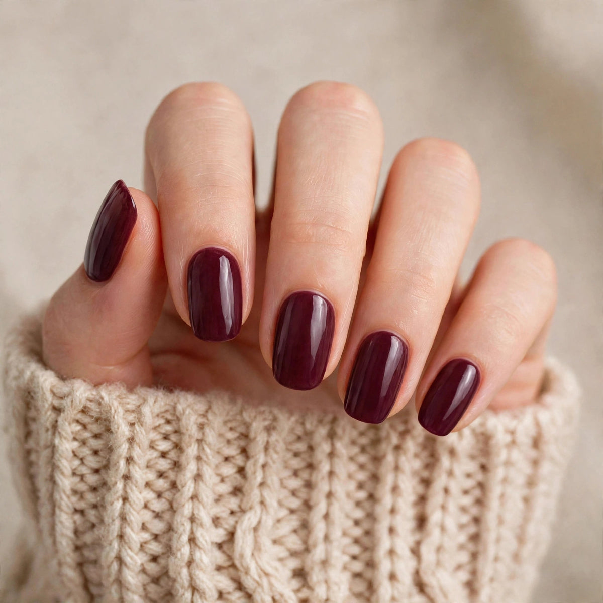 Maroon Red Squoval