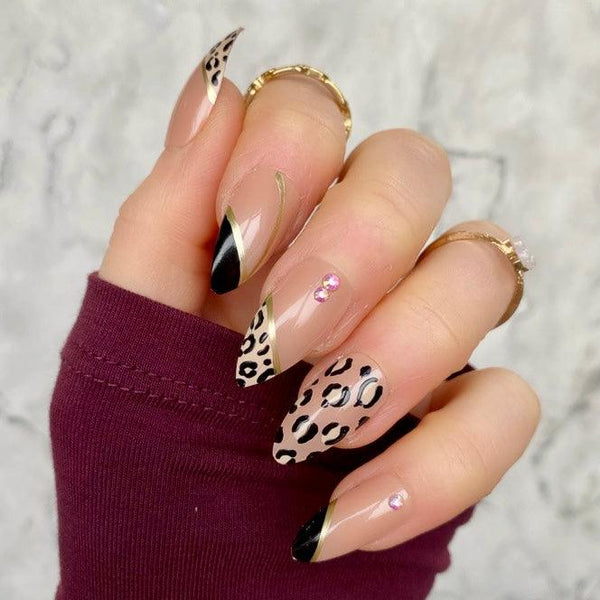 Animal Print Nude Almond - doobysnailsltd