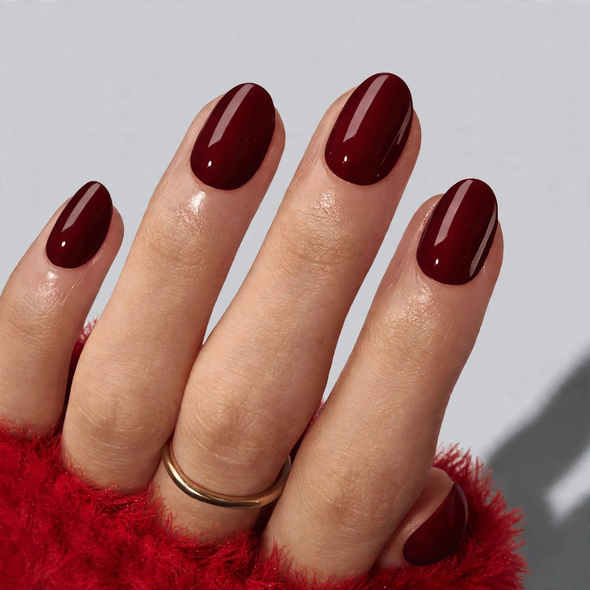 Deepest Red Short Oval