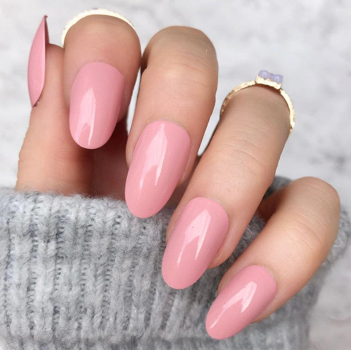 Baby Pink Gloss Oval - doobysnailsltd