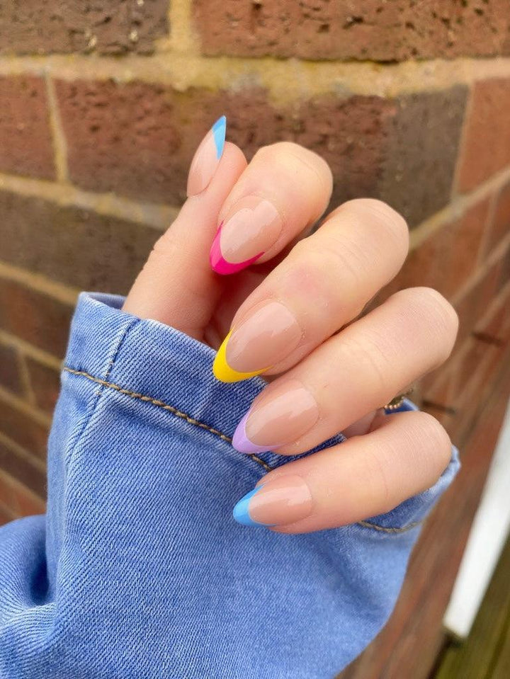 Back In Stock! Brights Mix Short Almond - doobysnailsltd