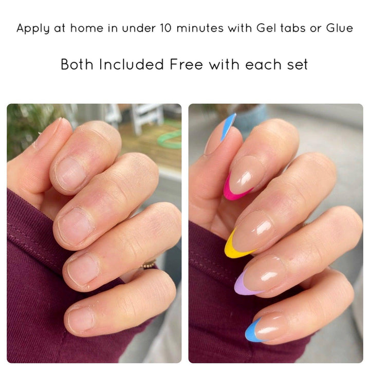 Back In Stock! Brights Mix Short Almond - doobysnailsltd