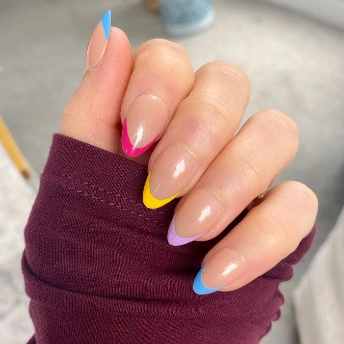 Back In Stock! Brights Mix Short Almond - doobysnailsltd