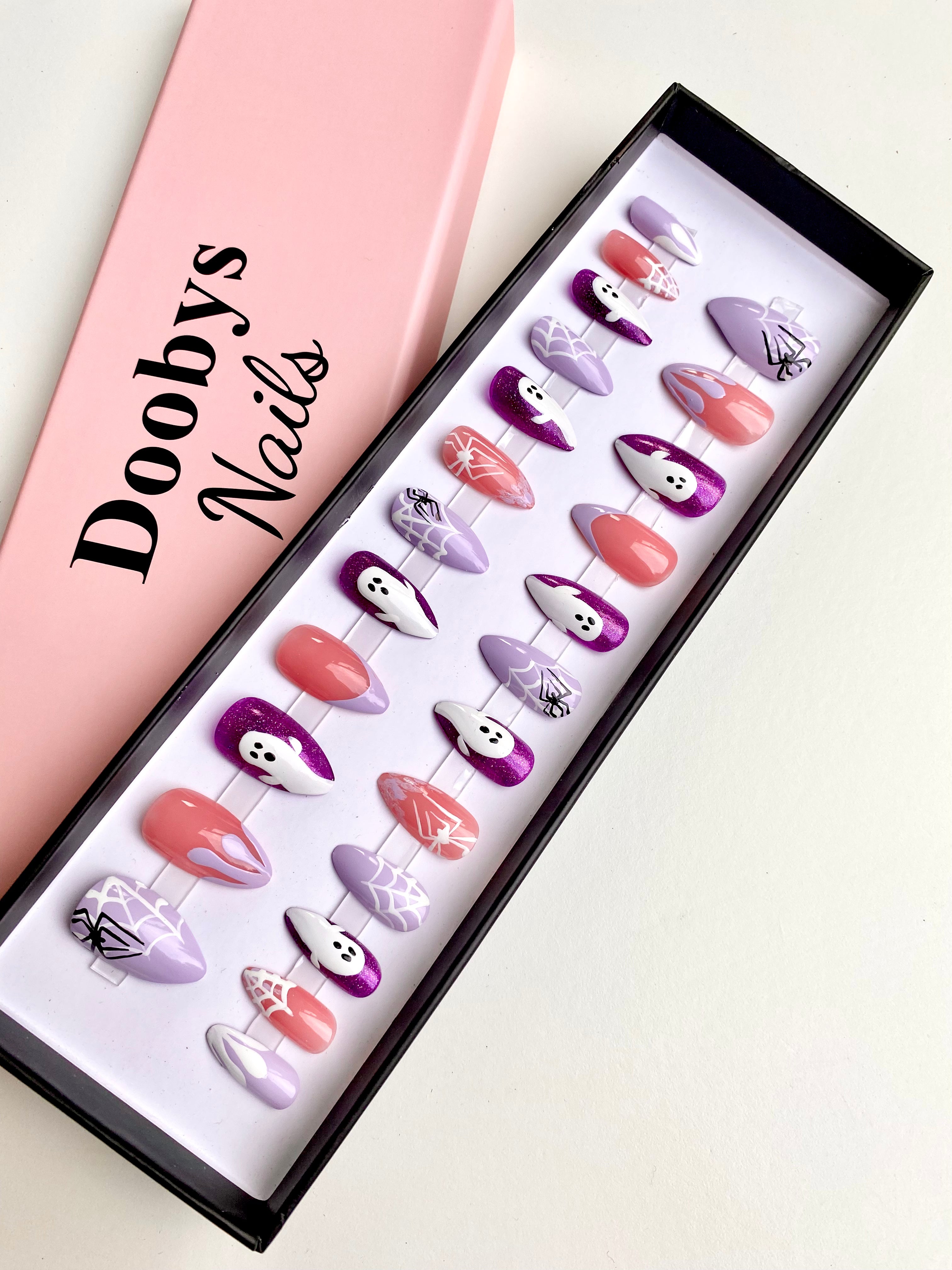 Back In Stock! Lilac-oween Almond - doobysnailsltd